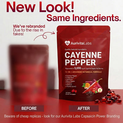 Aurivita Capsaicin Power - Cayenne Pepper Softgels