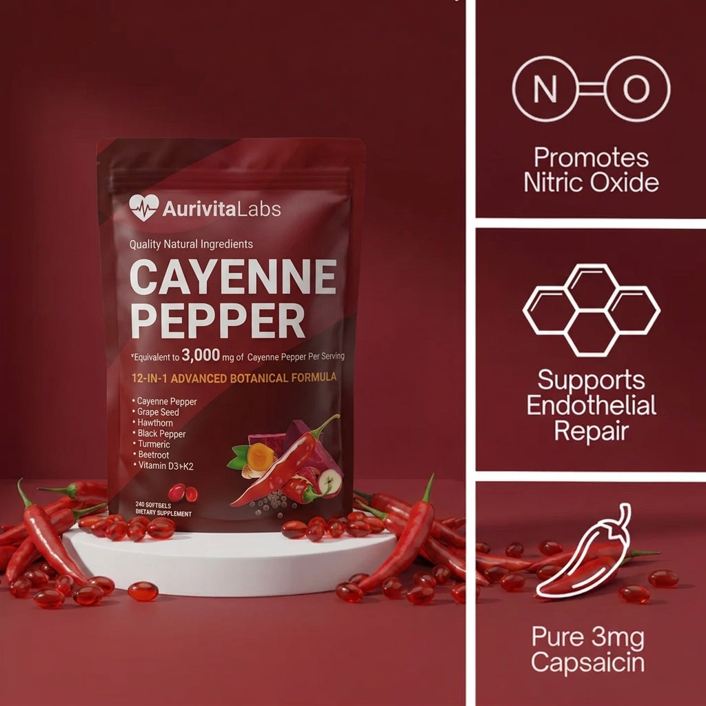 Aurivita Capsaicin Power - Cayenne Pepper Softgels