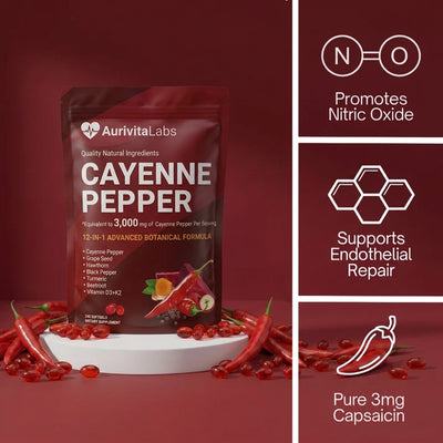 Aurivita Capsaicin Power - Cayenne Pepper Softgels