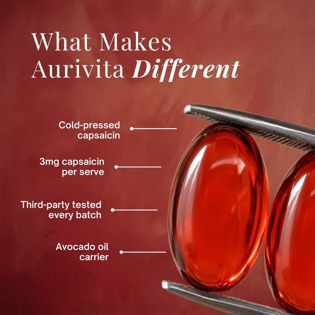 Aurivita Capsaicin Power - Cayenne Pepper Softgels